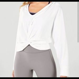 Fabletics XXL twist front hoodie